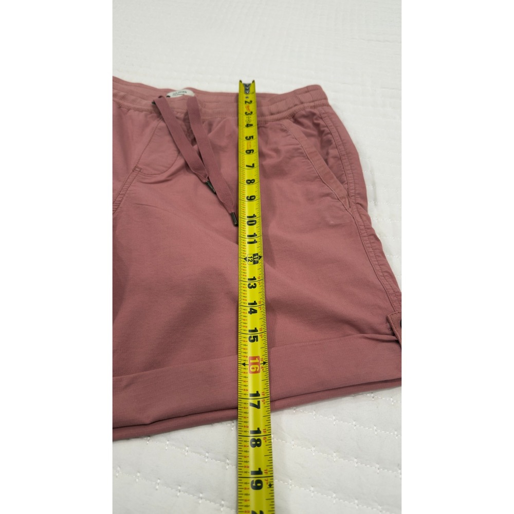 LL Bean Vista Camp Shorts Womens Medium Pink Cotton Spandex Drawstring 506768 - Picture 8 of 8